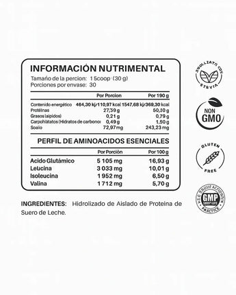 ISO RAW 30 porciones Sabor Natural