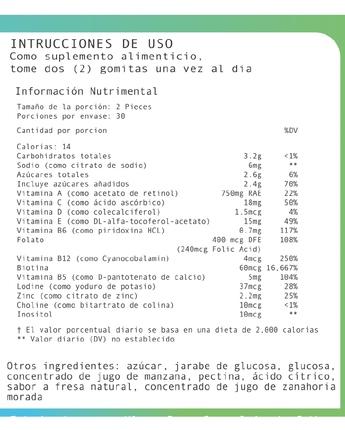 MULTIVITAMINICO, 60 GOMITAS