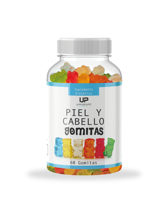 PIEL Y CABELLO, 60 GOMITAS