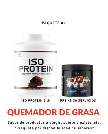 ISO PROTEIN, 5LBS + PRE XB, 30 SERV